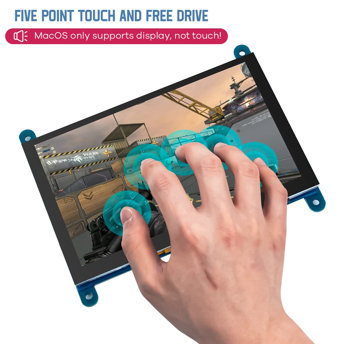 Amazon.co.jp: Hosyond 5インチ IPS LCDタッチスクリーンディスプレイ